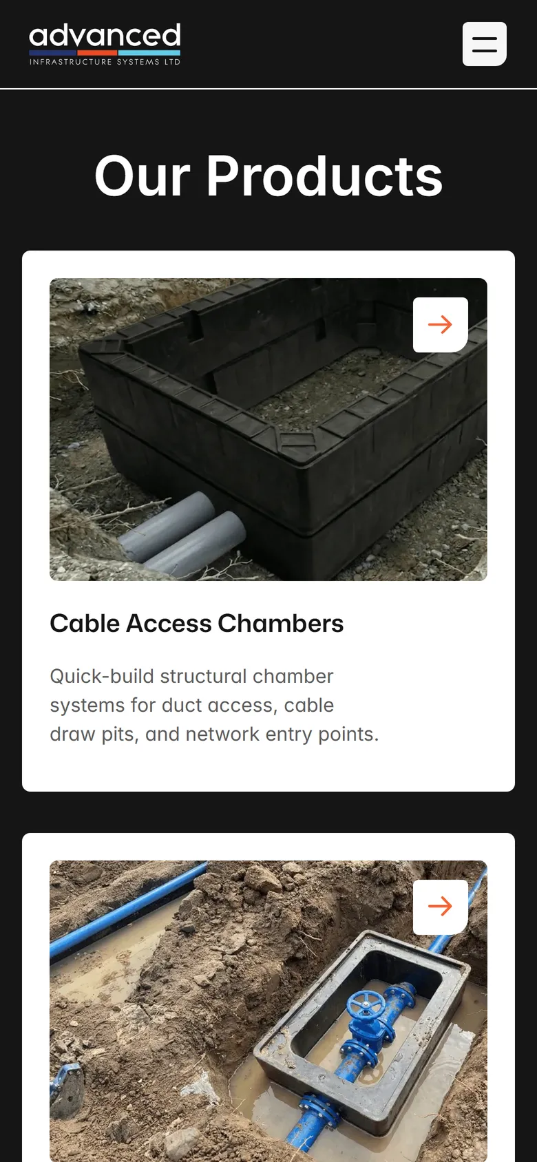 Our Products on a phone