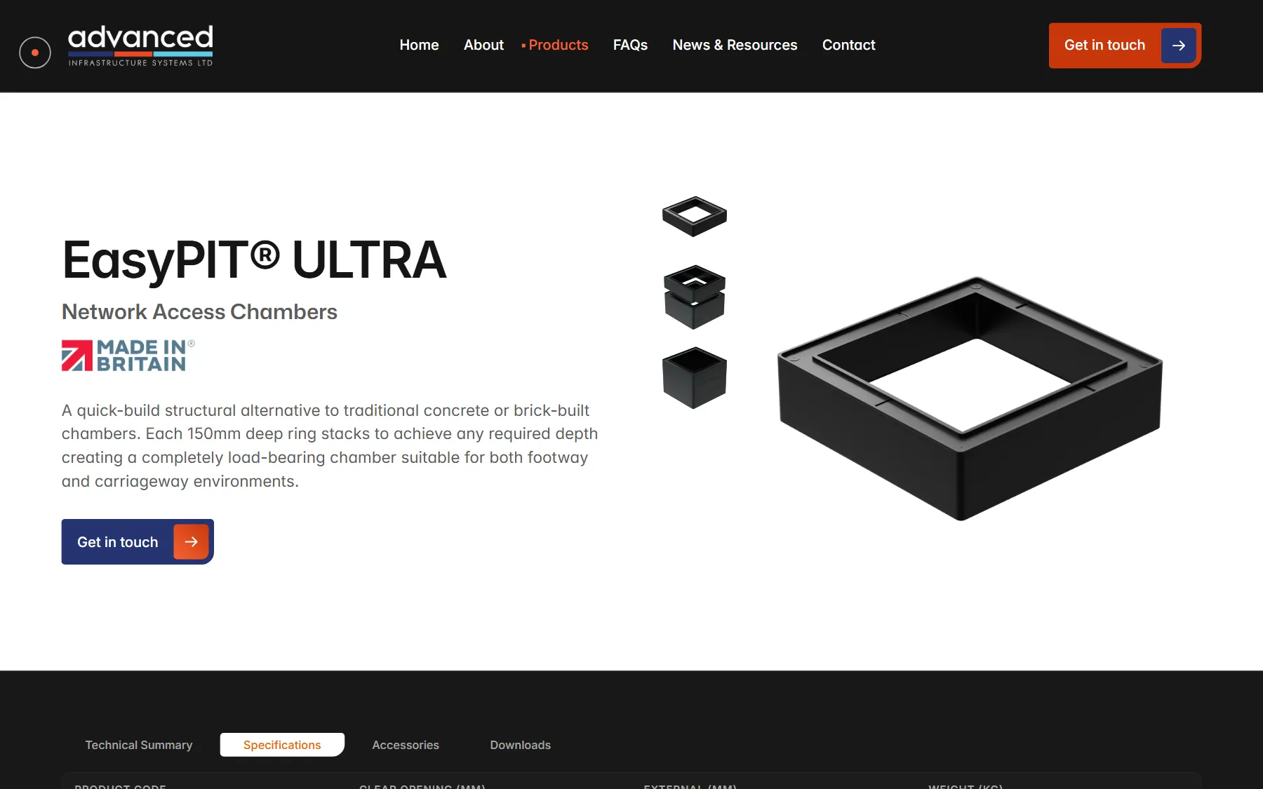 The EasyPIT ULTRA product page